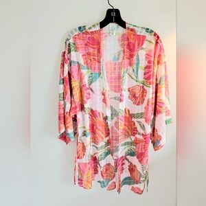 Trina Turk Floral Kimono Swim Cover-up
